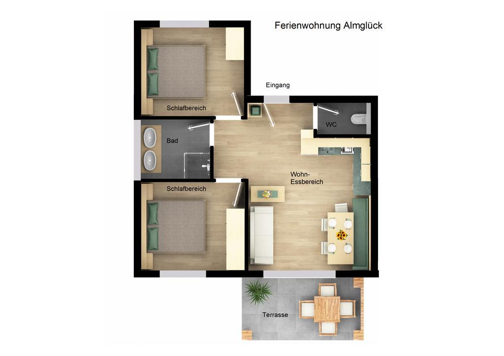 Almhaus Nassfeld Apartment ซอนเนนอัลเพอ นัสส์เฟลด์ ภายนอก รูปภาพ